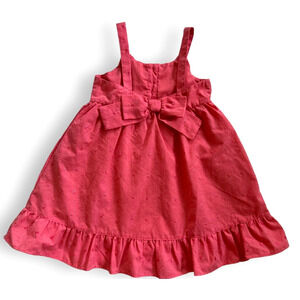 Penelope Mack Girls Pink Dress Watermelon Bow 24 Months
